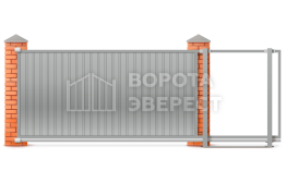 Ворота откатные Ролтэк 2100×2000 ВЭ-4785