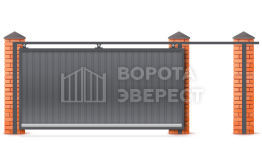 Откатные ворота под ключ 12000×3000 12 метров ВЭ-5993