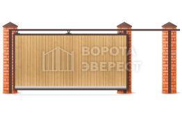 Откатные ворота под ключ 5 метров 5000×3000 ВЭ-5699