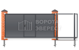 Автоматические ворота с управлением 2200×3500 дистанционным ВЭ-5007