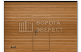 Промышленные ворота 5000×4000 с калиткой ВЭ-4187